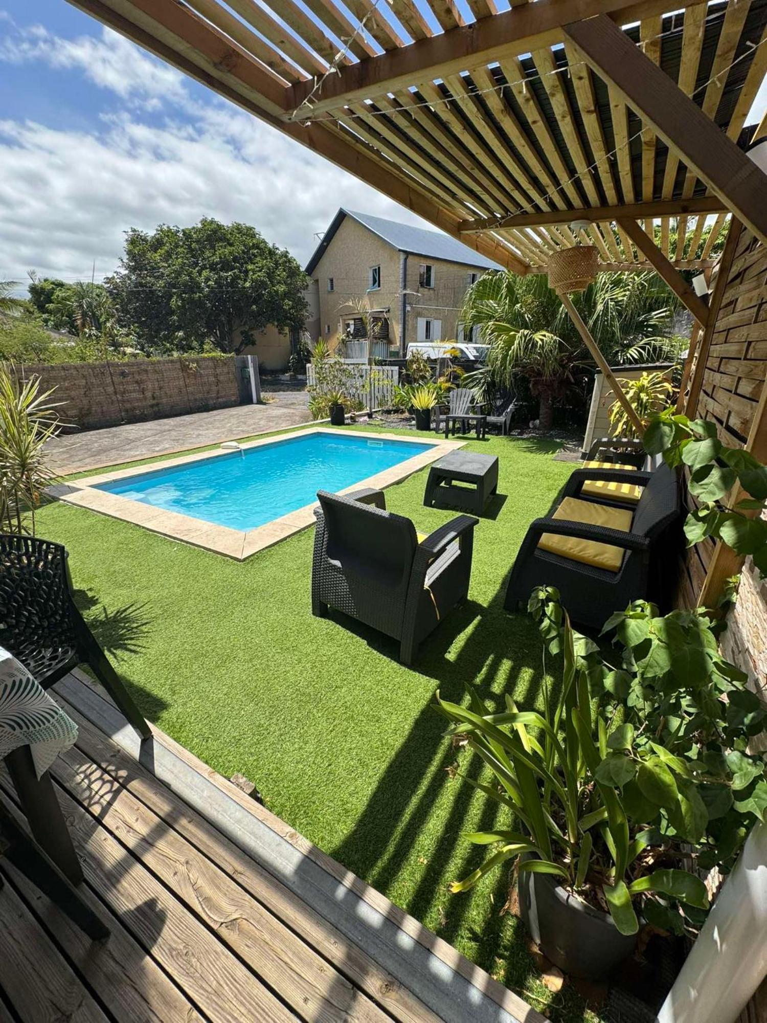 Villa Anais Pool à Saint-Joseph Extérieur photo