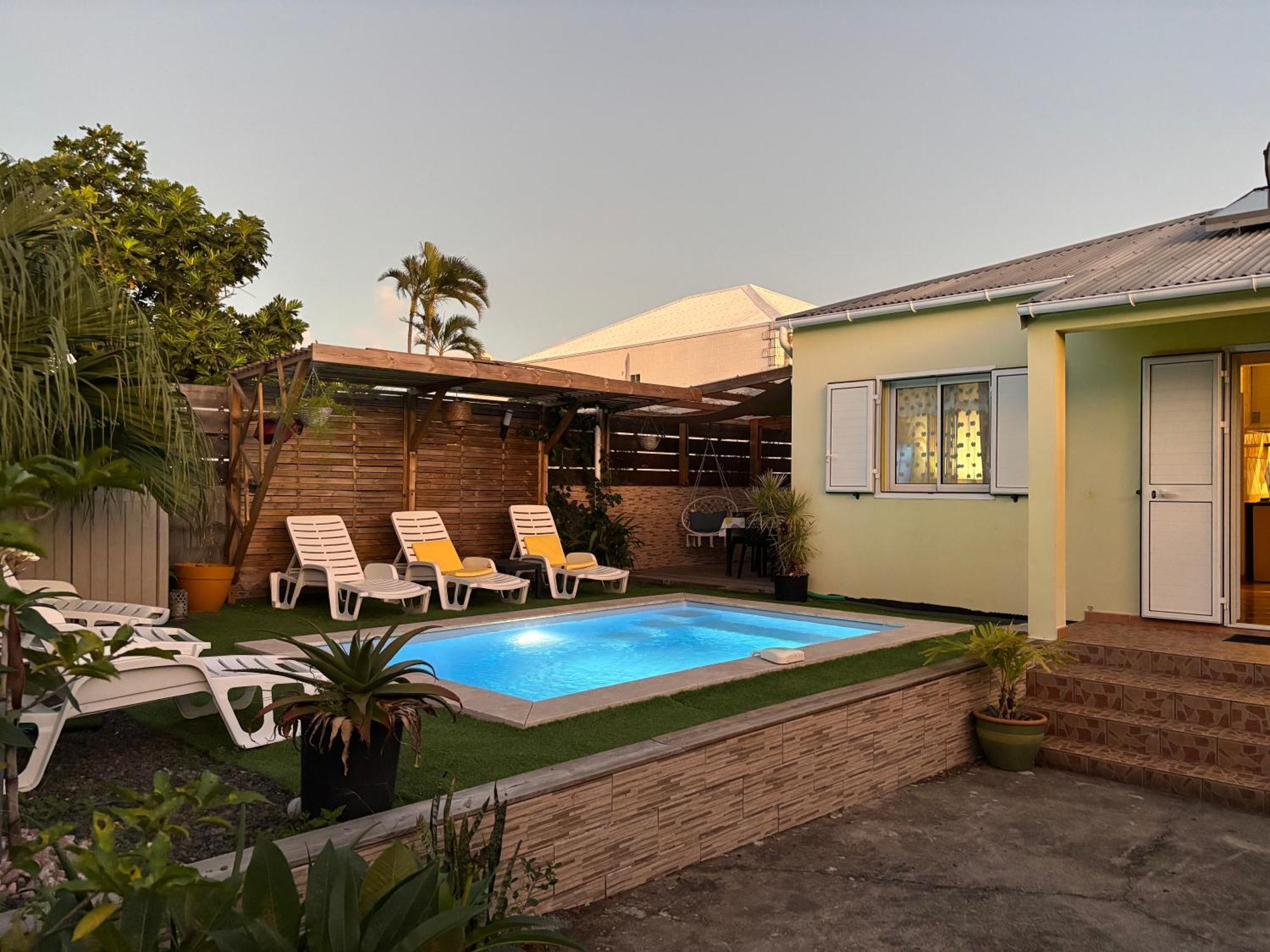 Villa Anais Pool à Saint-Joseph Extérieur photo